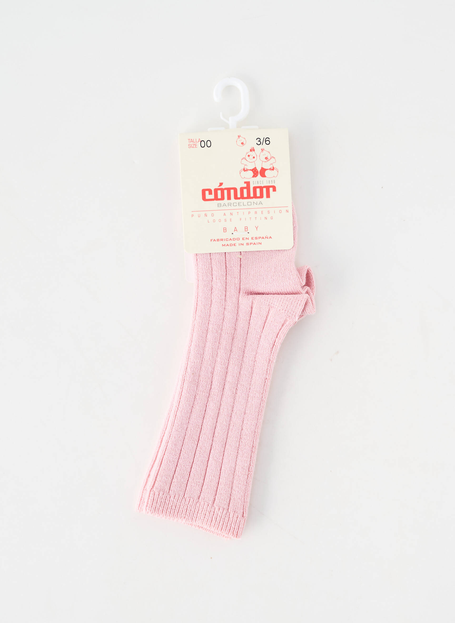 Chaussettes maille fine rose CONDOR fille