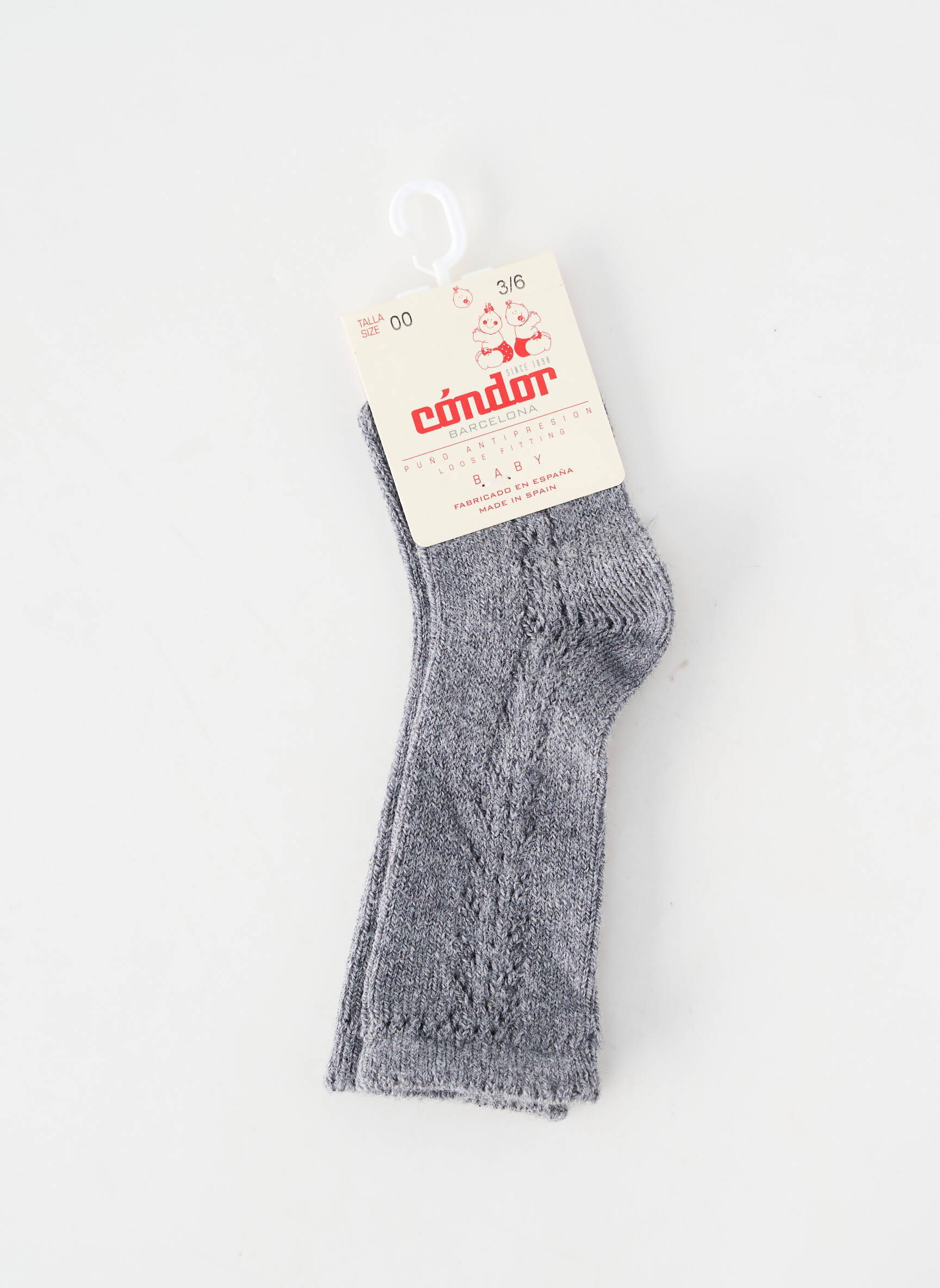 Chaussettes coutures renforcées gris CONDOR enfant