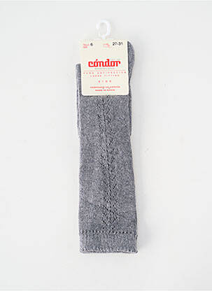 Chaussettes stretch gris CONDOR enfant