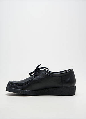 Derbies tissage satiné talon plat jusqu'à 3cm noir MEPHISTO femme