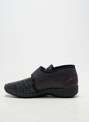 Chaussures de confort bout rond talon plat jusqu'à 3cm gris PODOWELL femme