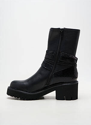 Bottines/boots matière lisse talon de 4 à 6cm noir MAM'ZELLE femme