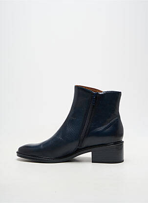 Bottines/boots matière lisse talon de 4 à 6cm bleu MAM'ZELLE femme
