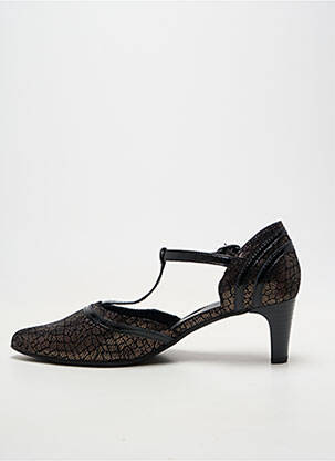 Escarpins fermeture boucle(s) talon de 4 à 6cm noir GEO-REINO femme