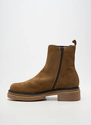 Bottines/boots matière lisse talon de 4 à 6cm marron PATRICIA MILLER femme