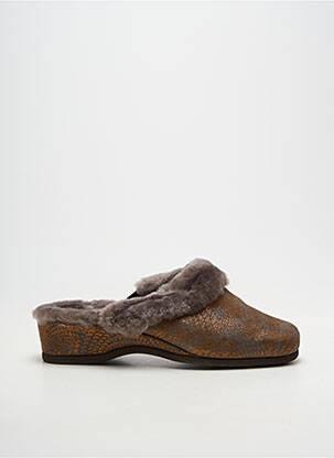 Chaussures de confort talon compensé talon de 4 à 6cm marron ROHDE femme