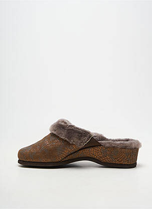 Chaussures de confort talon compensé talon de 4 à 6cm marron ROHDE femme
