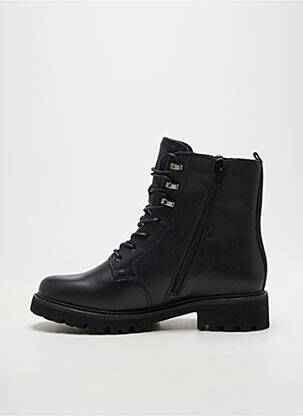Bottines/boots matière lisse talon de 4 à 6cm noir REMONTE femme