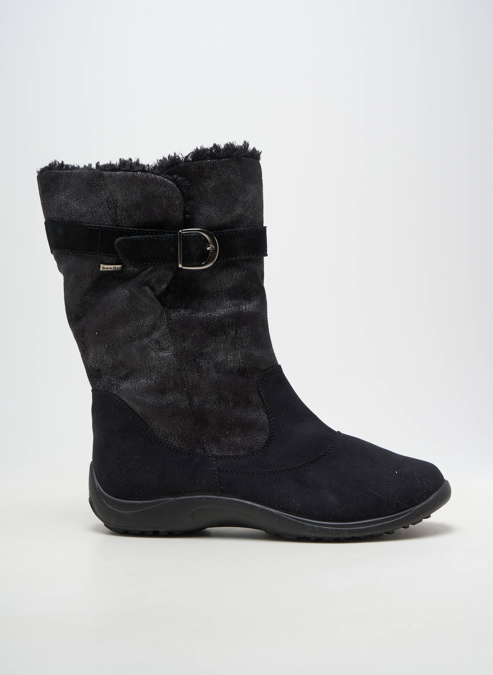 Bottes fourrée talon plat jusqu'à 3cm noir GABOR femme