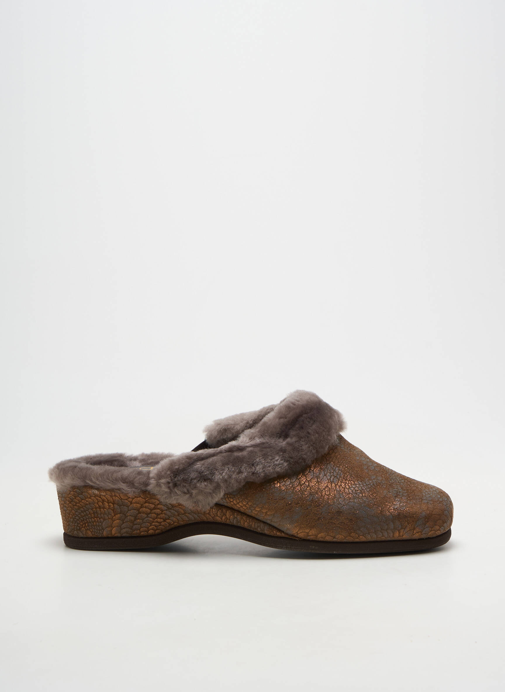 Chaussures de confort talon compensé talon de 4 à 6cm marron ROHDE femme
