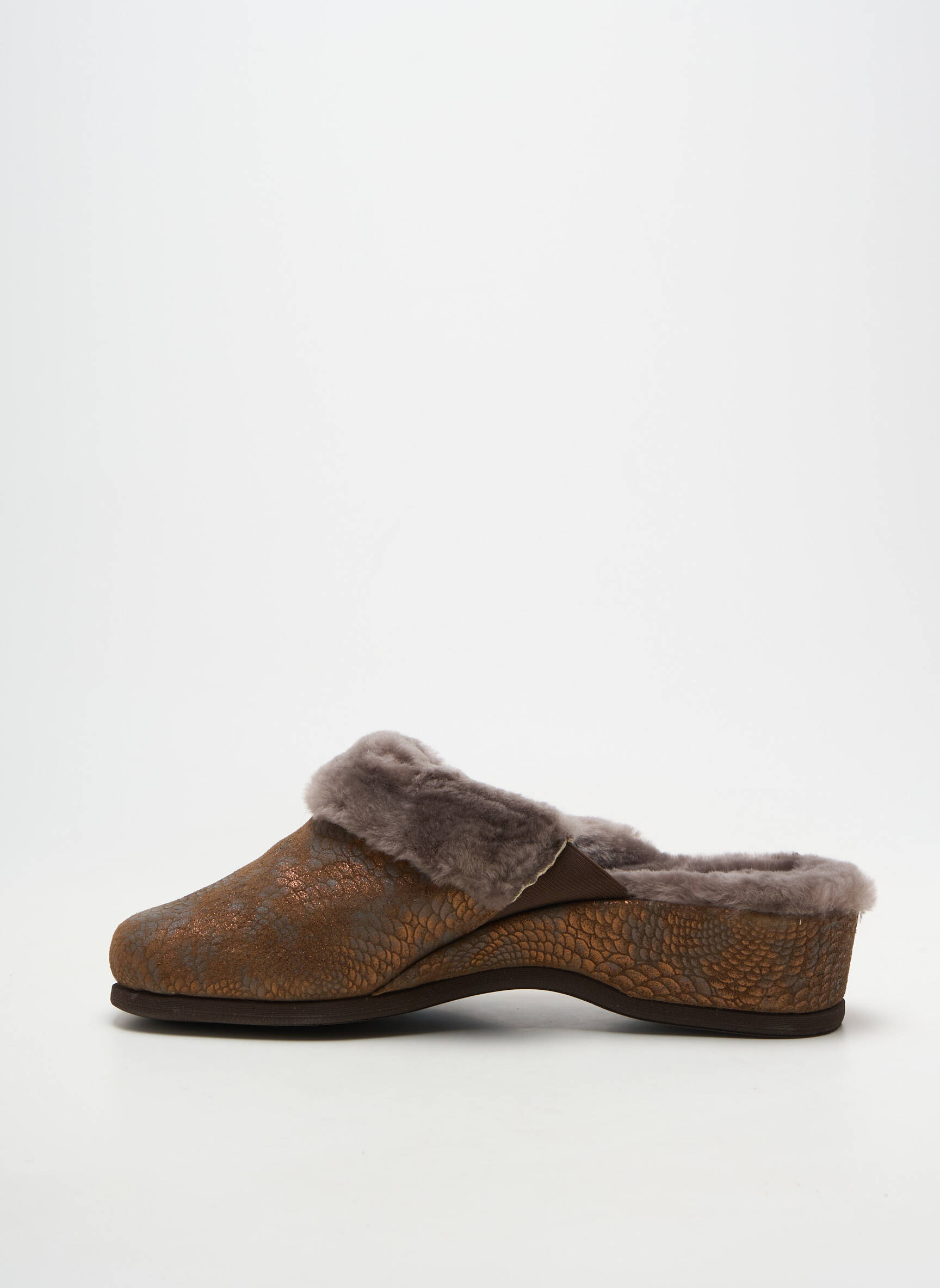 Chaussures de confort talon compensé talon de 4 à 6cm marron ROHDE femme