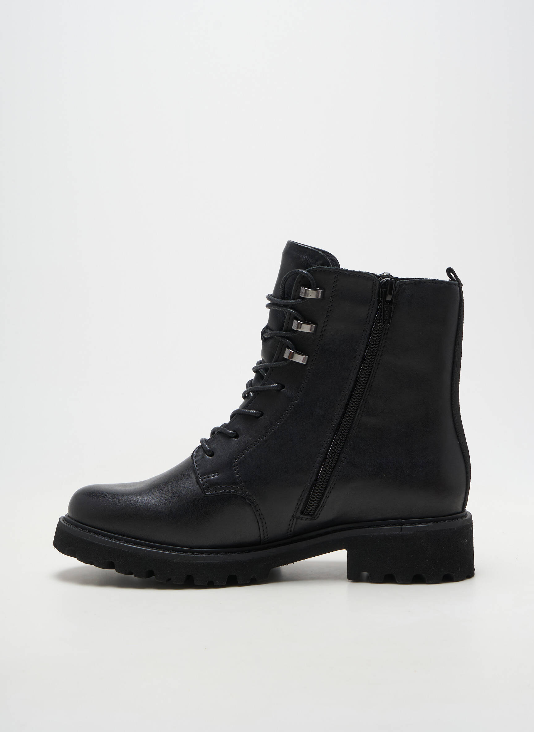 Bottines/boots matière lisse talon de 4 à 6cm noir REMONTE femme