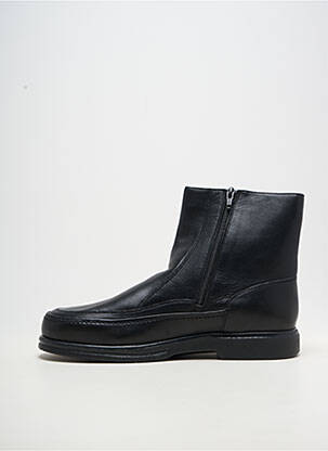 Bottines/boots fermeture zippée chiquet noir SLEDGERS homme