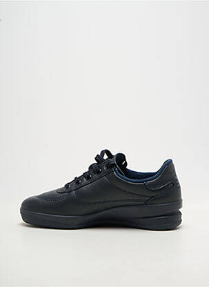 Baskets matière lisse bout rond noir TBS homme