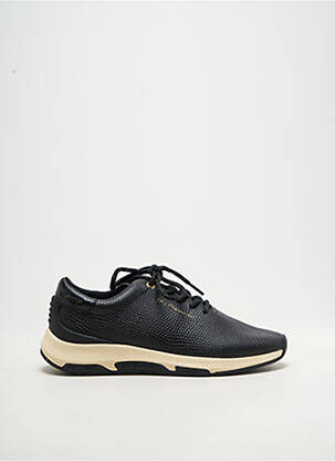 Baskets matière lisse talon plat jusqu'à 3cm noir TBS femme