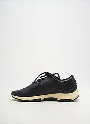 Baskets matière lisse talon plat jusqu'à 3cm noir TBS femme