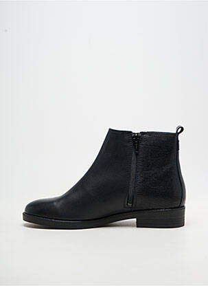 Bottines/boots matière lisse talon plat jusqu'à 3cm noir TBS femme