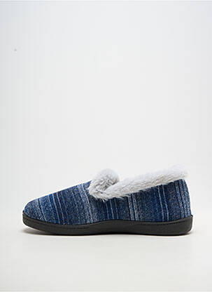 Chaussons/pantoufles bout rond bout rond bleu ROAL homme