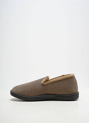 Chaussons/pantoufles type de semelle amortissante bout rond marron ROAL homme
