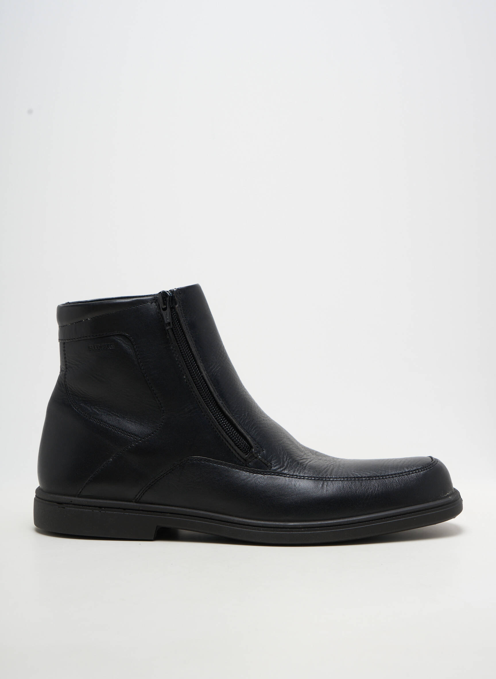 Bottines/boots bout carré chiquet noir SLEDGERS homme