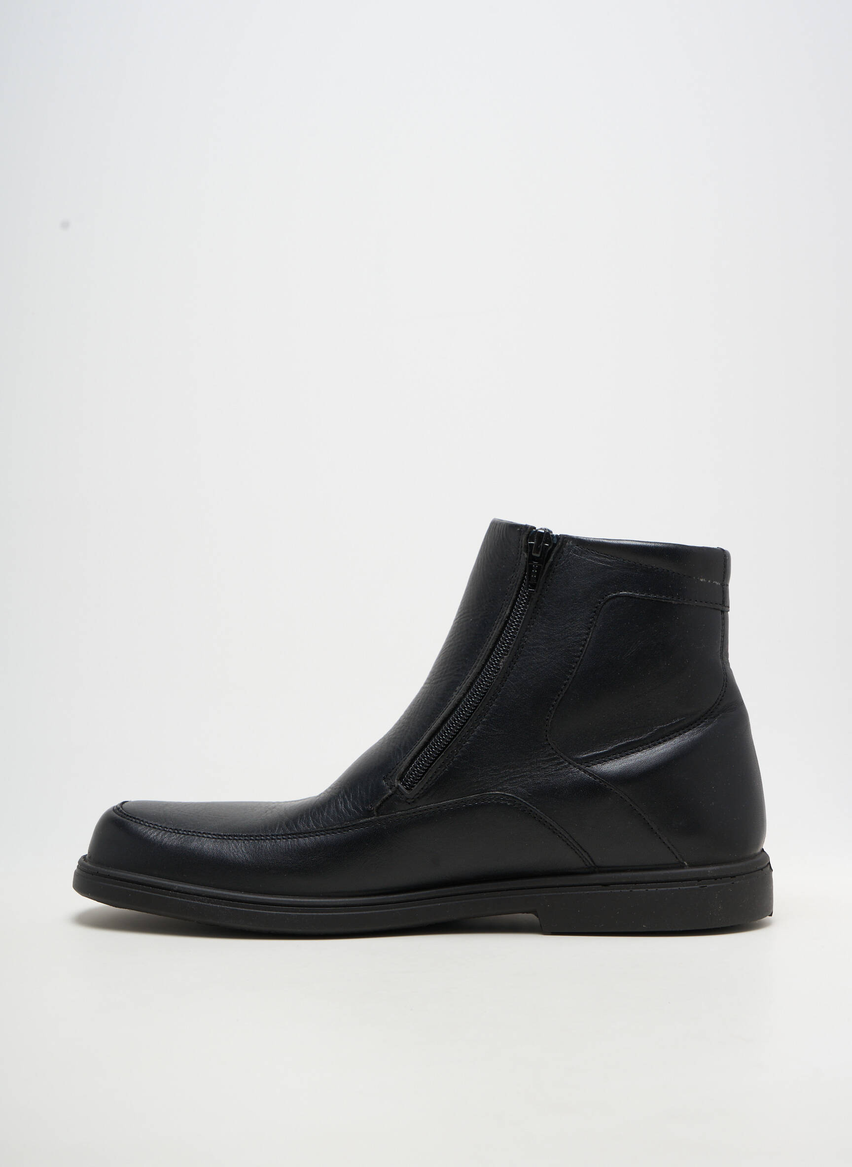 Bottines/boots bout carré chiquet noir SLEDGERS homme