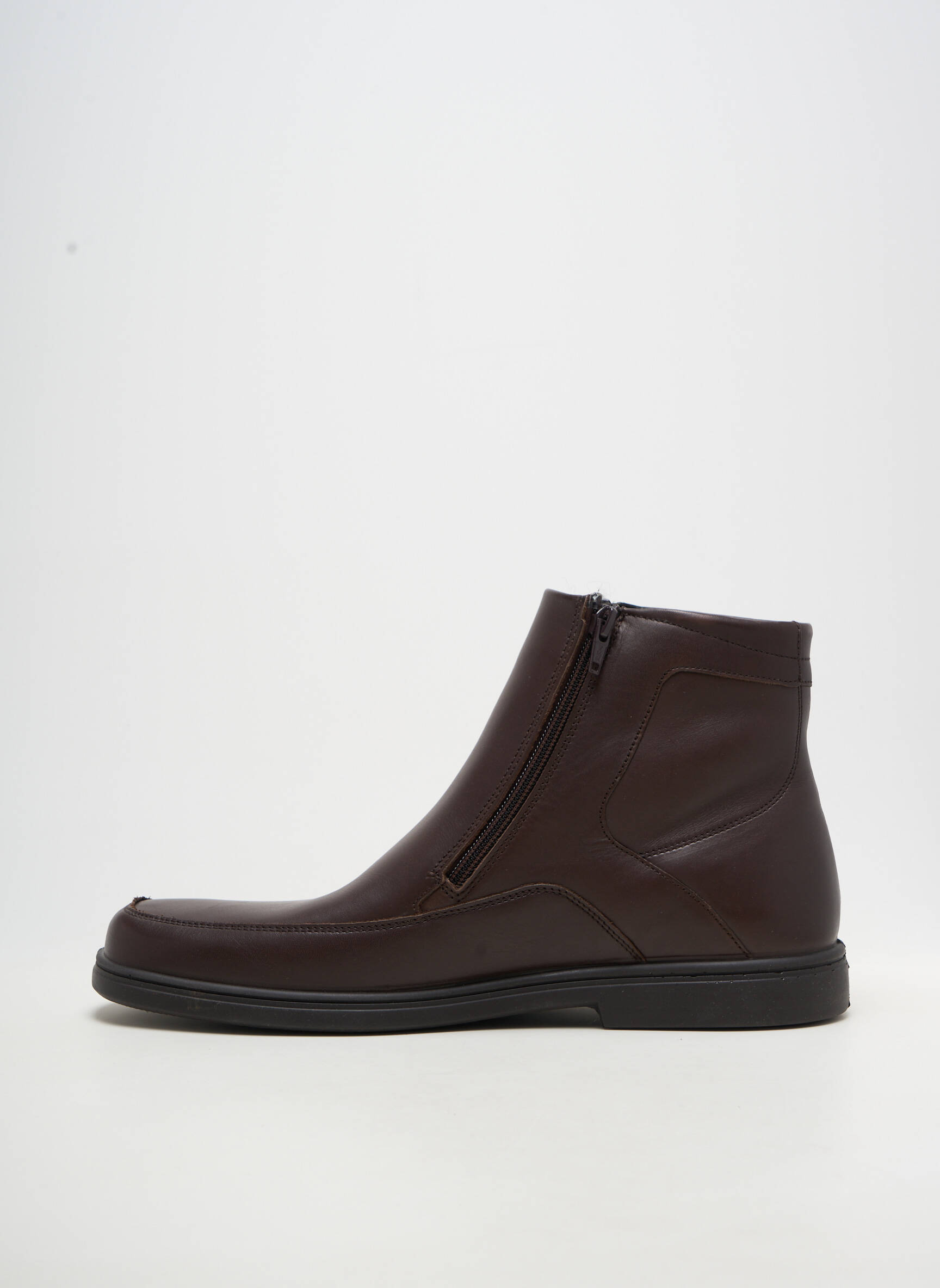Bottines/boots bout carré chiquet marron SLEDGERS homme