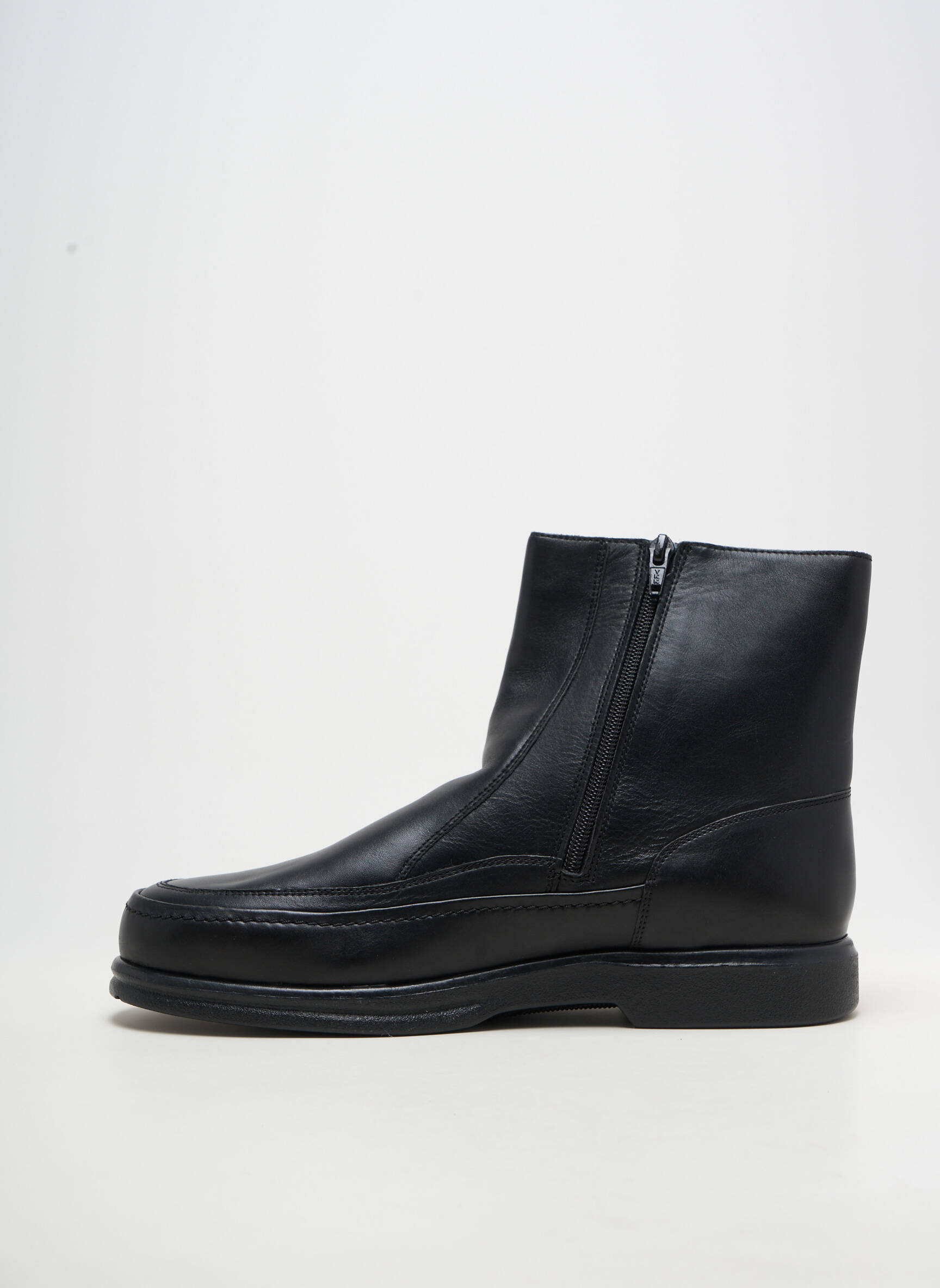 Bottines/boots fermeture zippée chiquet noir SLEDGERS homme