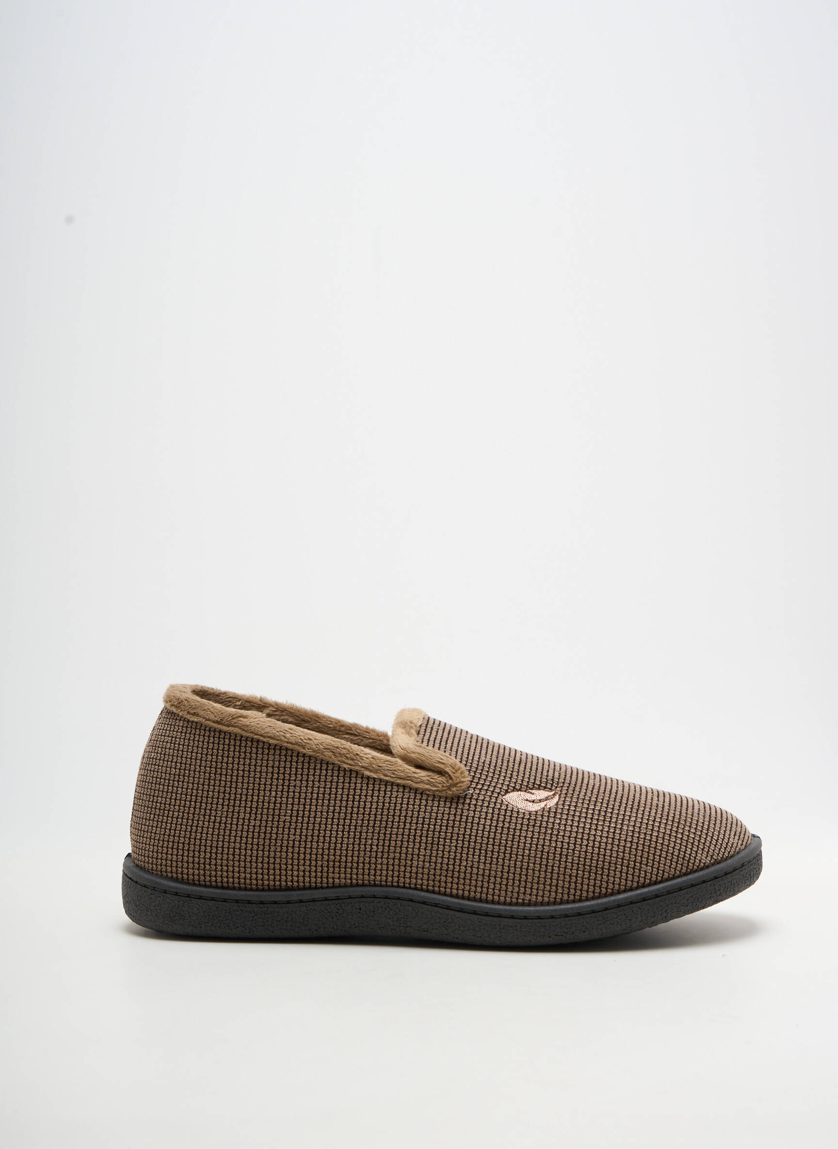 Chaussons/pantoufles type de semelle amortissante bout rond marron ROAL homme