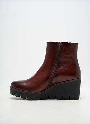 Bottines/boots matière lisse talon de 7 à 9cm marron GABOR femme