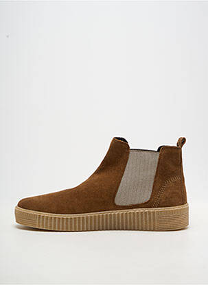 Bottines/boots fermeture elastique bout rond marron GABOR homme