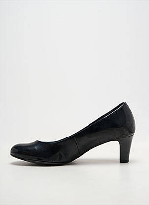 Escarpins tissage vernis talon de 4 à 6cm noir GABOR femme