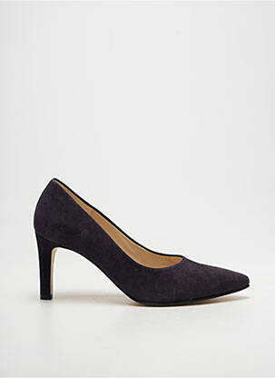 Escarpins nubuck talon de 7 à 9cm violet GABOR femme