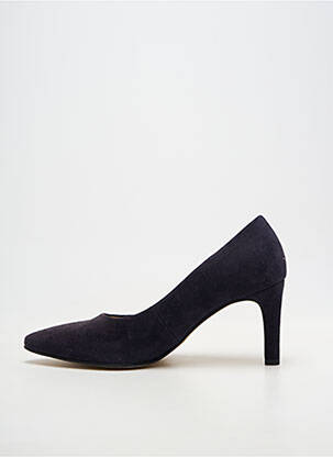 Escarpins nubuck talon de 7 à 9cm violet GABOR femme