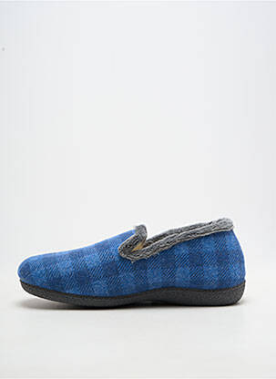 Chaussons/pantoufles bout rond bout rond bleu LA BANDE À MICH' homme