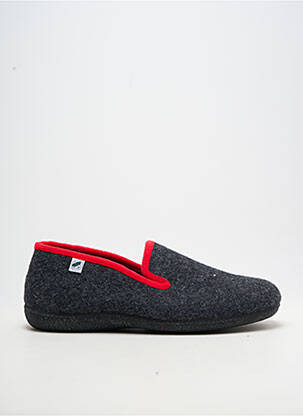 Chaussons/pantoufles type de semelle amortissante bout rond gris LA BANDE À MICH' homme