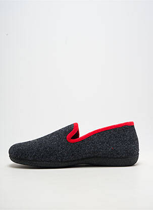 Chaussons/pantoufles type de semelle amortissante bout rond gris LA BANDE À MICH' homme