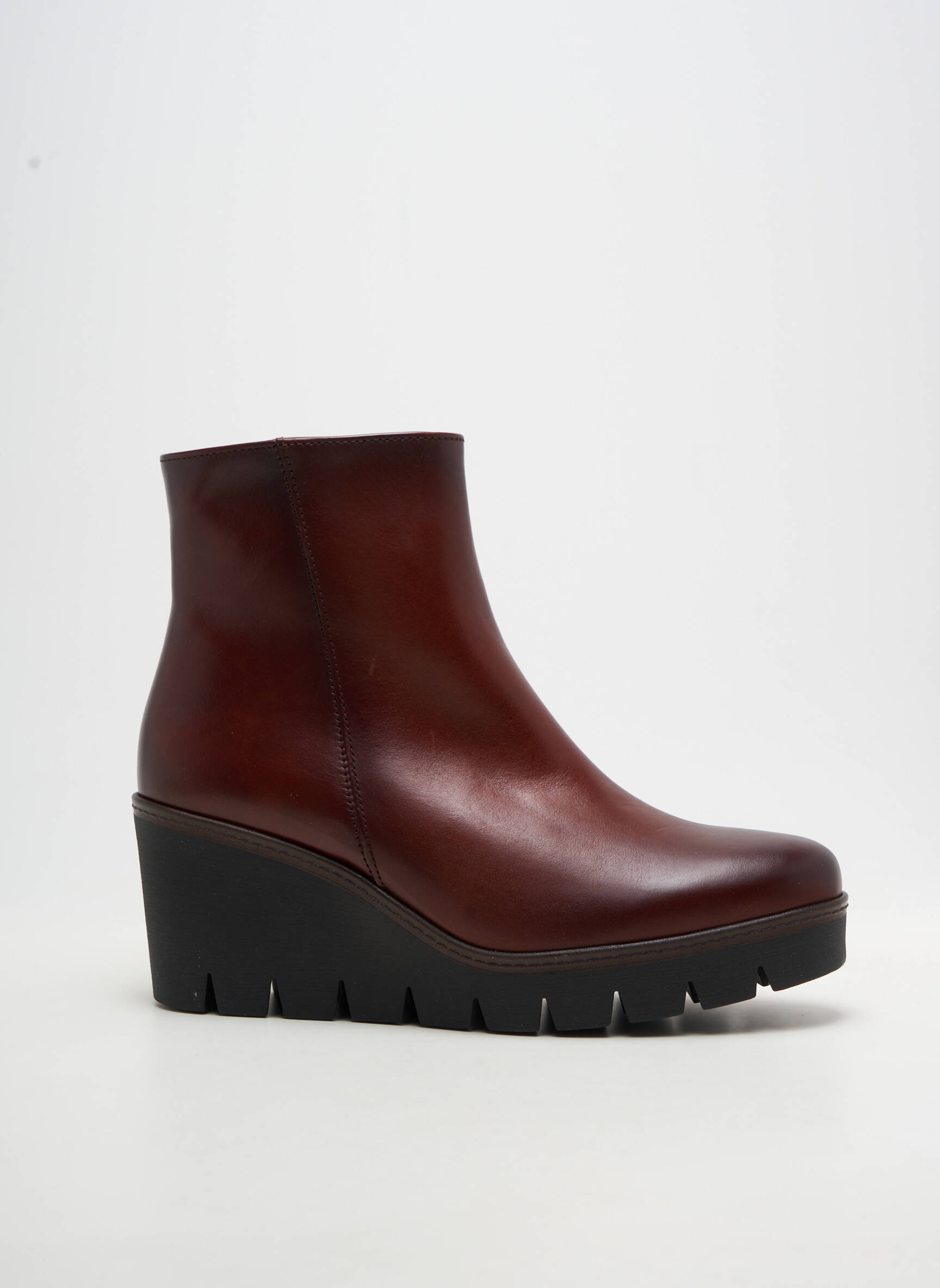 Bottines/boots matière lisse talon de 7 à 9cm marron GABOR femme