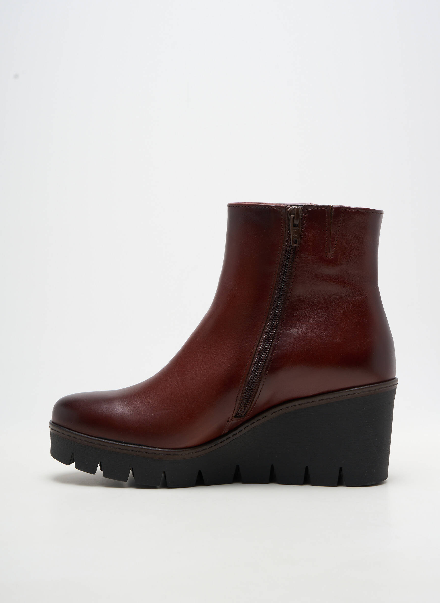 Bottines/boots matière lisse talon de 7 à 9cm marron GABOR femme