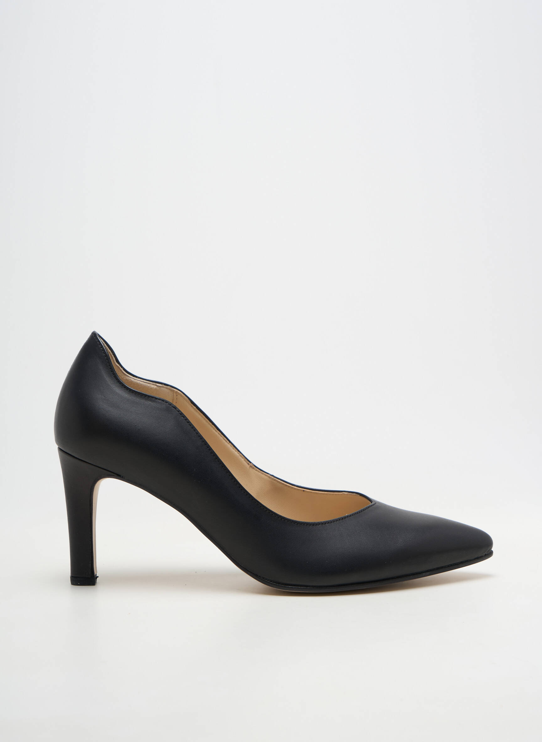 Escarpins matière lisse talon de 7 à 9cm noir GABOR femme
