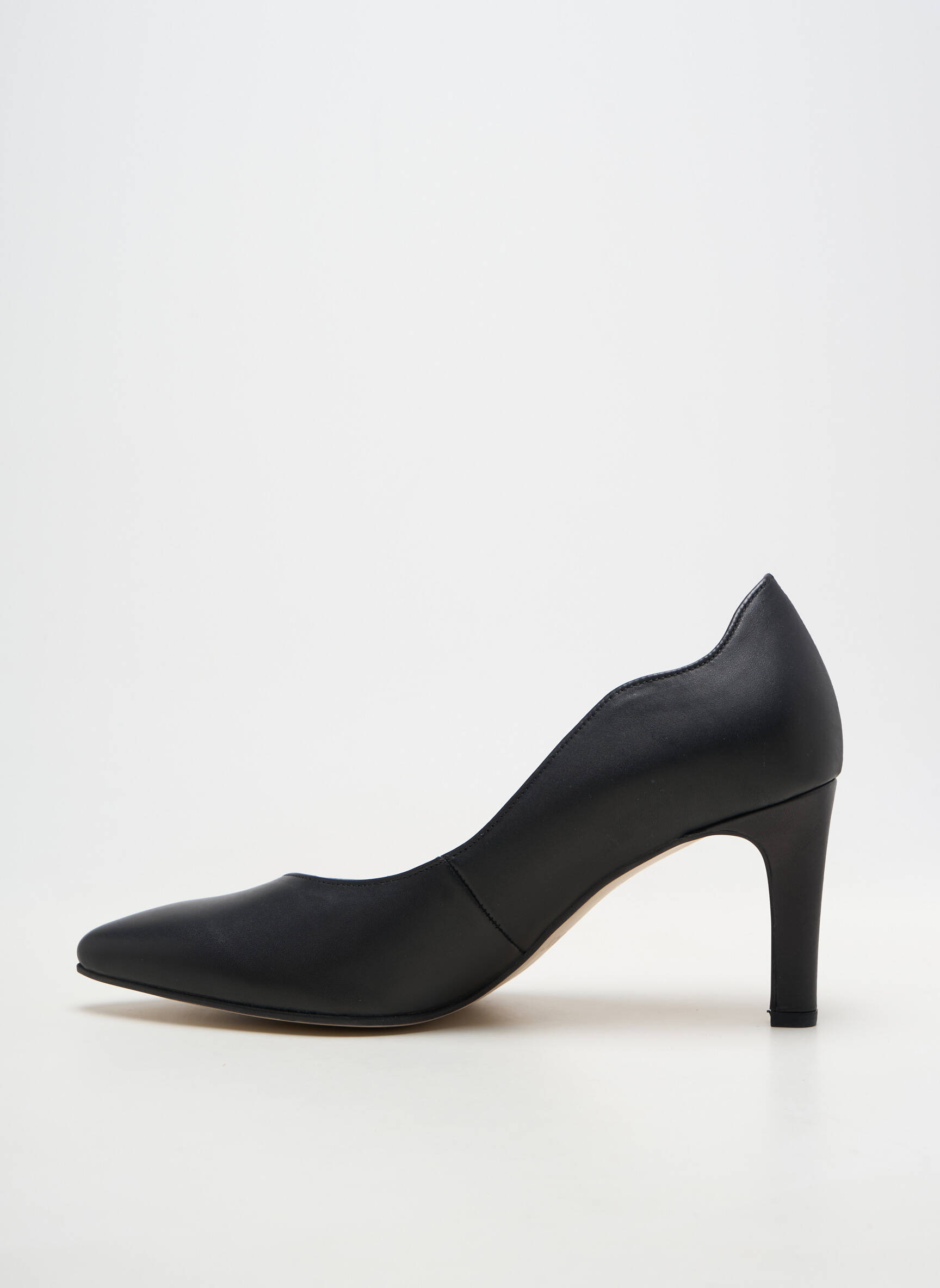 Escarpins matière lisse talon de 7 à 9cm noir GABOR femme