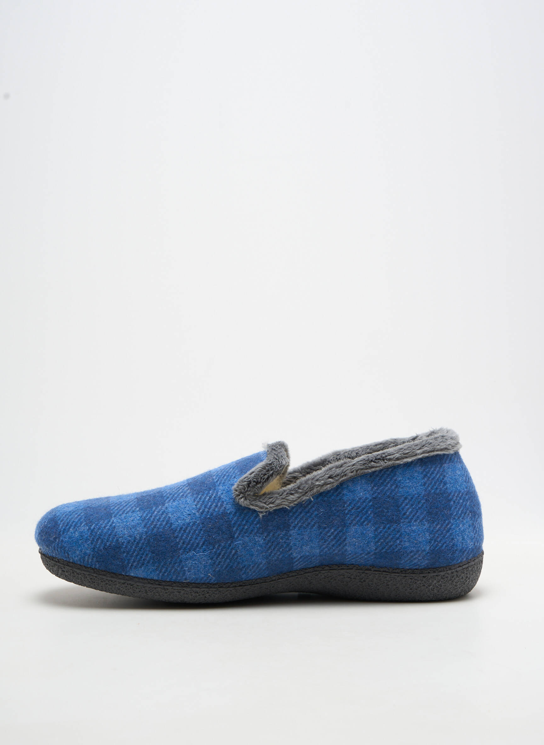 Chaussons/pantoufles bout rond bout rond bleu LA BANDE À MICH' homme