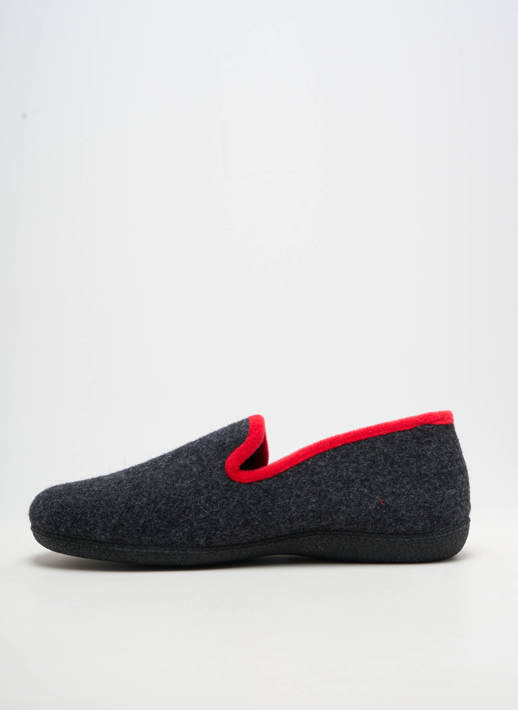 Chaussons/pantoufles type de semelle amortissante bout rond gris LA BANDE À MICH' homme