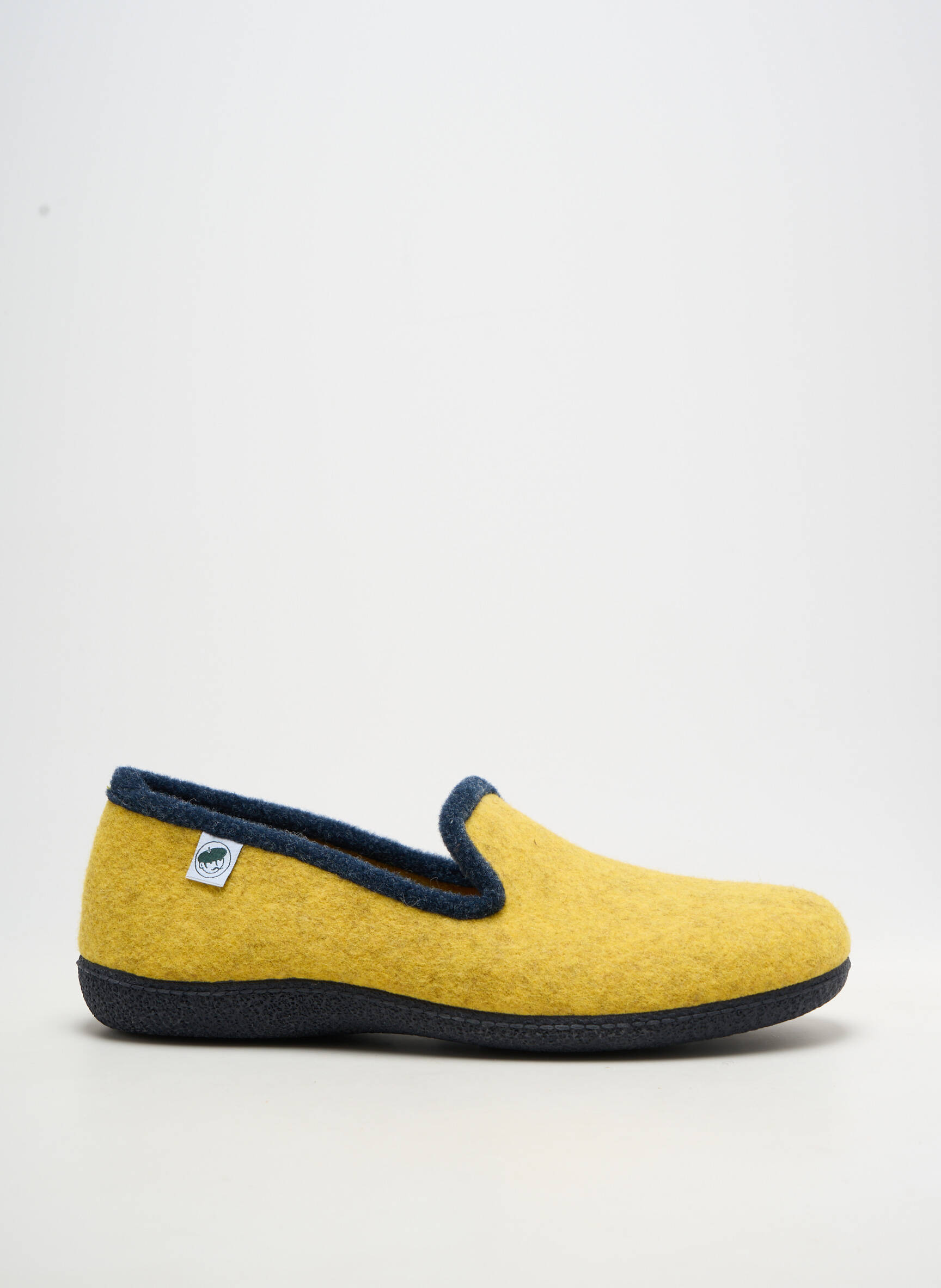 Chaussons/pantoufles type de semelle amortissante bout rond jaune LA BANDE À MICH' homme