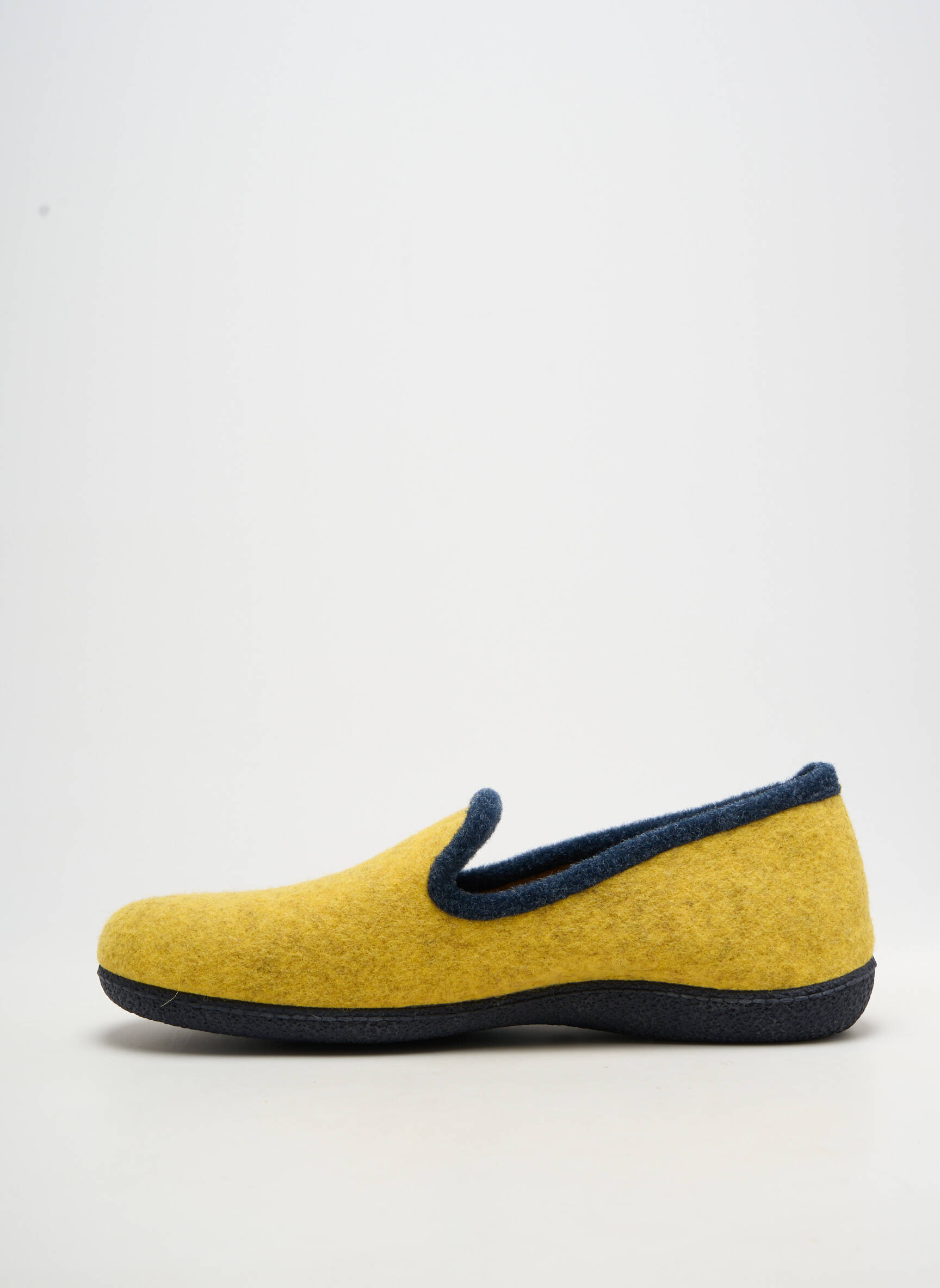 Chaussons/pantoufles type de semelle amortissante bout rond jaune LA BANDE À MICH' homme