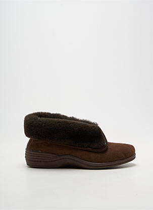 Chaussures de confort bout rond talon plat jusqu'à 3cm marron LA VAGUE femme