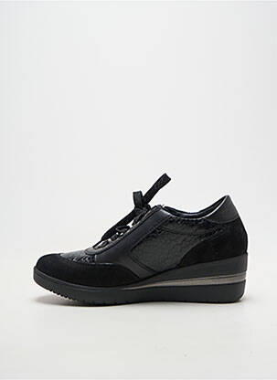Chaussures de confort fermeture lacets talon de 4 à 6cm noir MOBILS femme