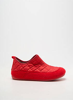 Chaussons/pantoufles fermeture elastique bout rond rouge CM CONFORT garçon