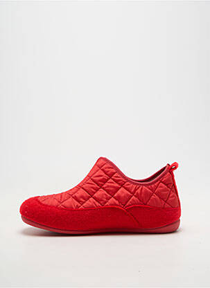 Chaussons/pantoufles fermeture elastique bout rond rouge CM CONFORT garçon