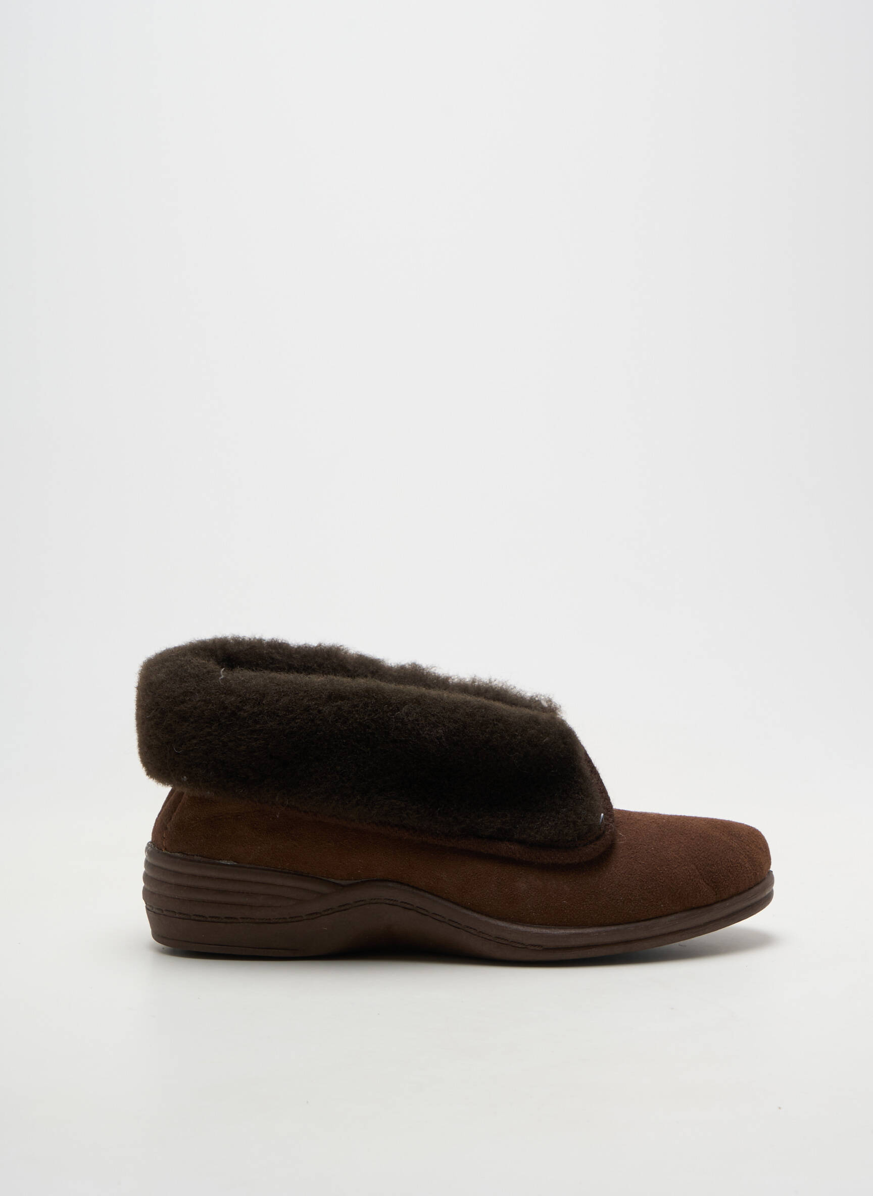 Chaussures de confort bout rond talon plat jusqu'à 3cm marron LA VAGUE femme