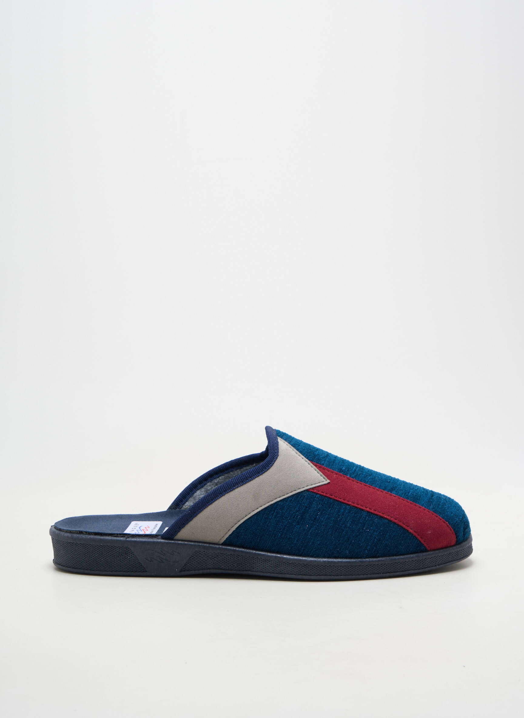 Chaussons/pantoufles voute plantaire bout rond bleu LA VAGUE homme